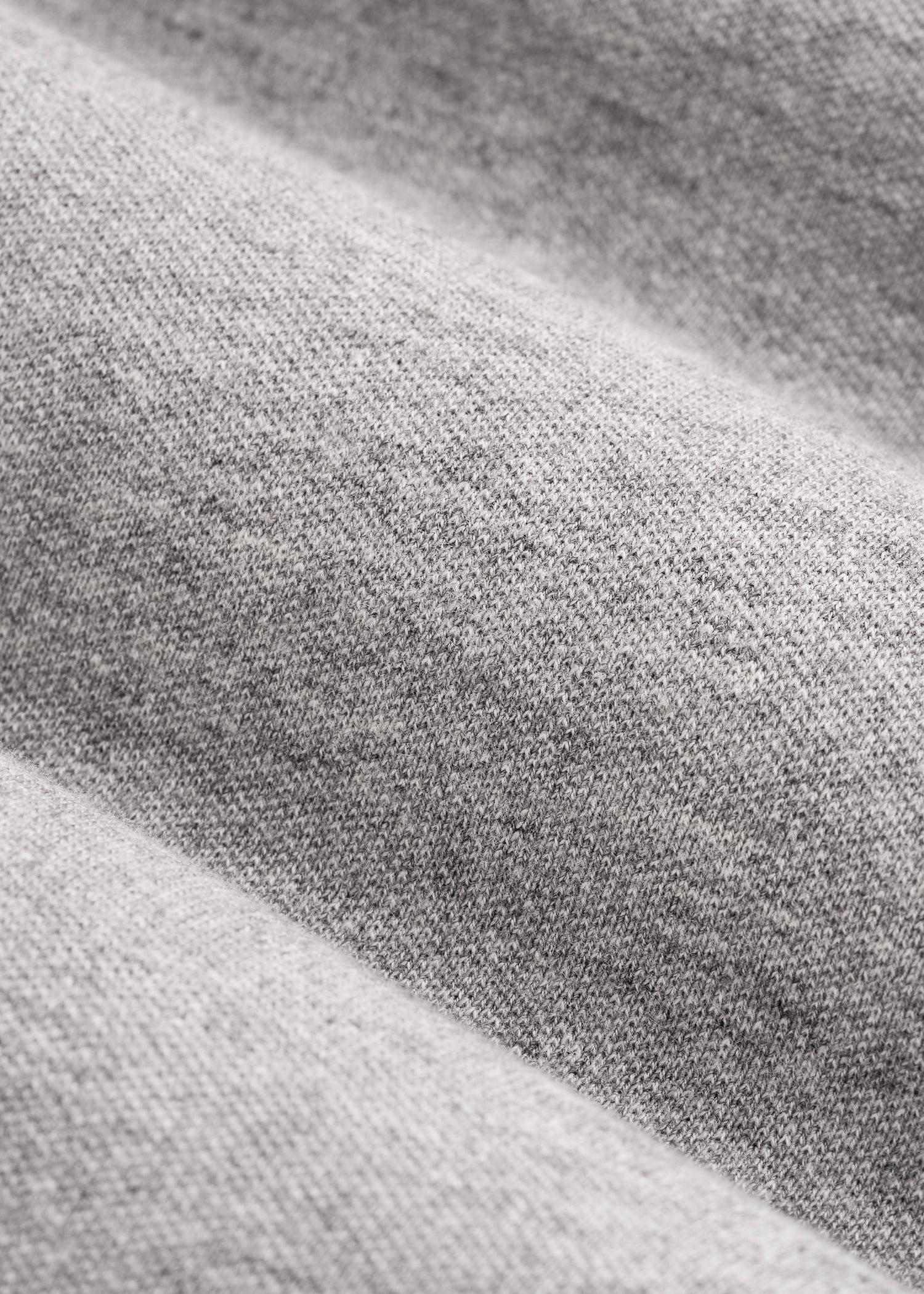 Men's Tall Classic Polo with Embroidered Logo in Heathered Grey Product Image