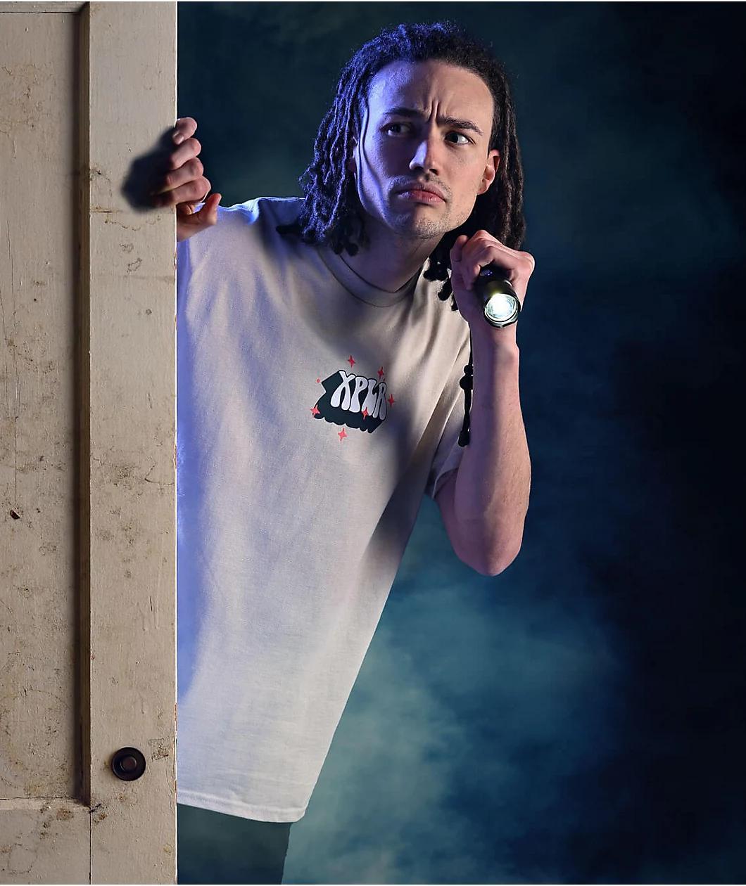 XPLR Fighting Demons Sand T-Shirt Product Image