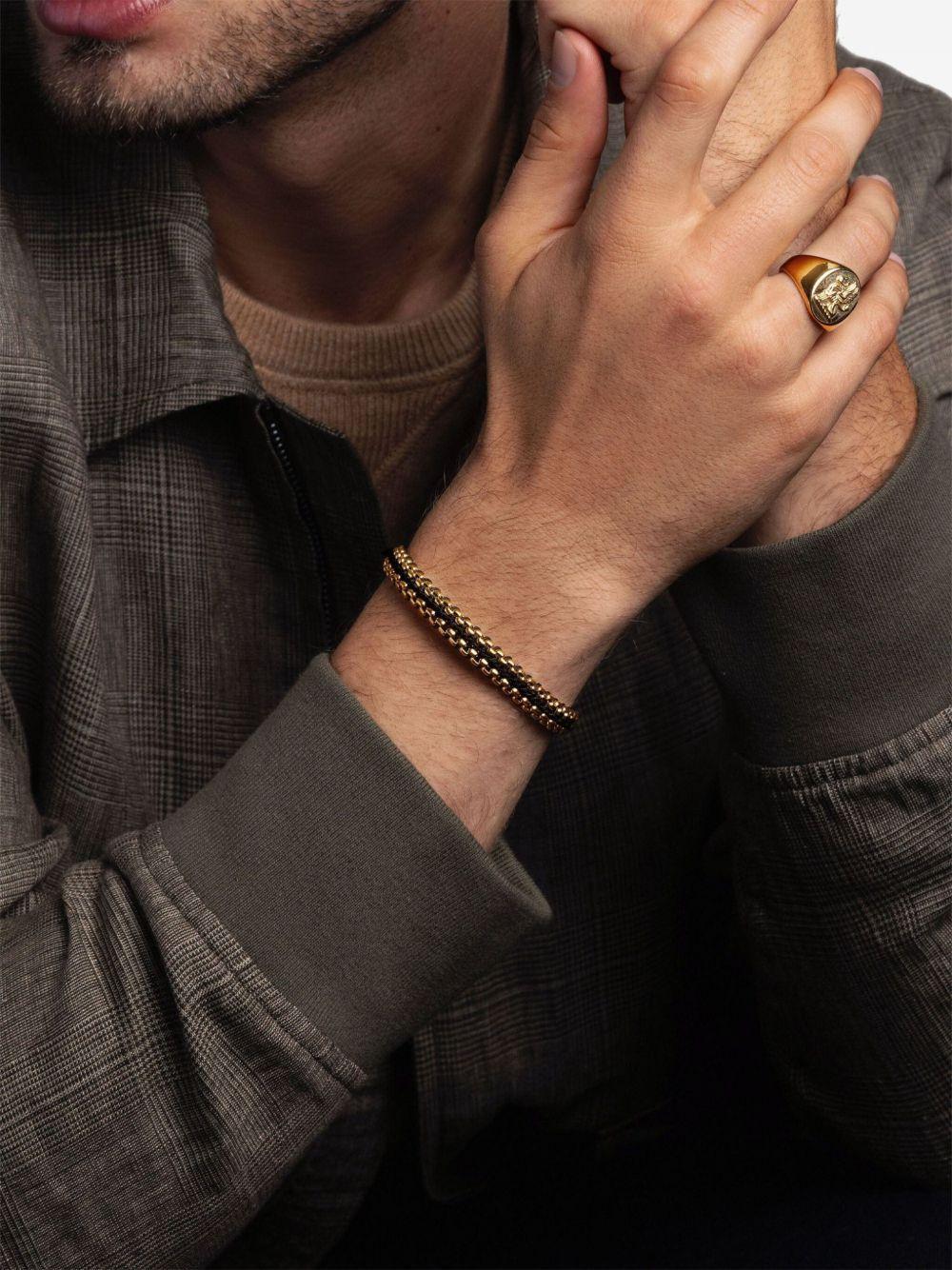 Woven 8mm Box Chain bracelet Product Image