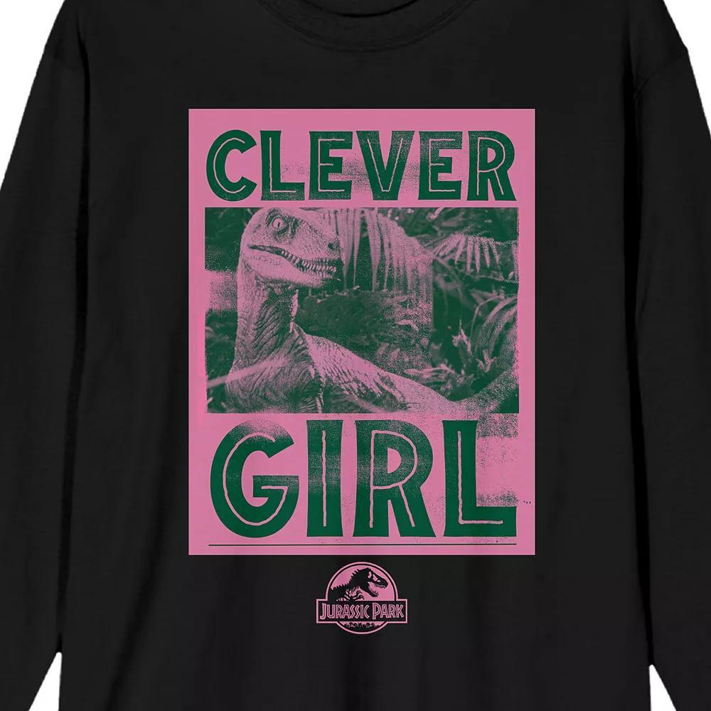 Men's Jurassic Park Clever Girl Graphic Sweatshirt, Size: XL, Black Product Image