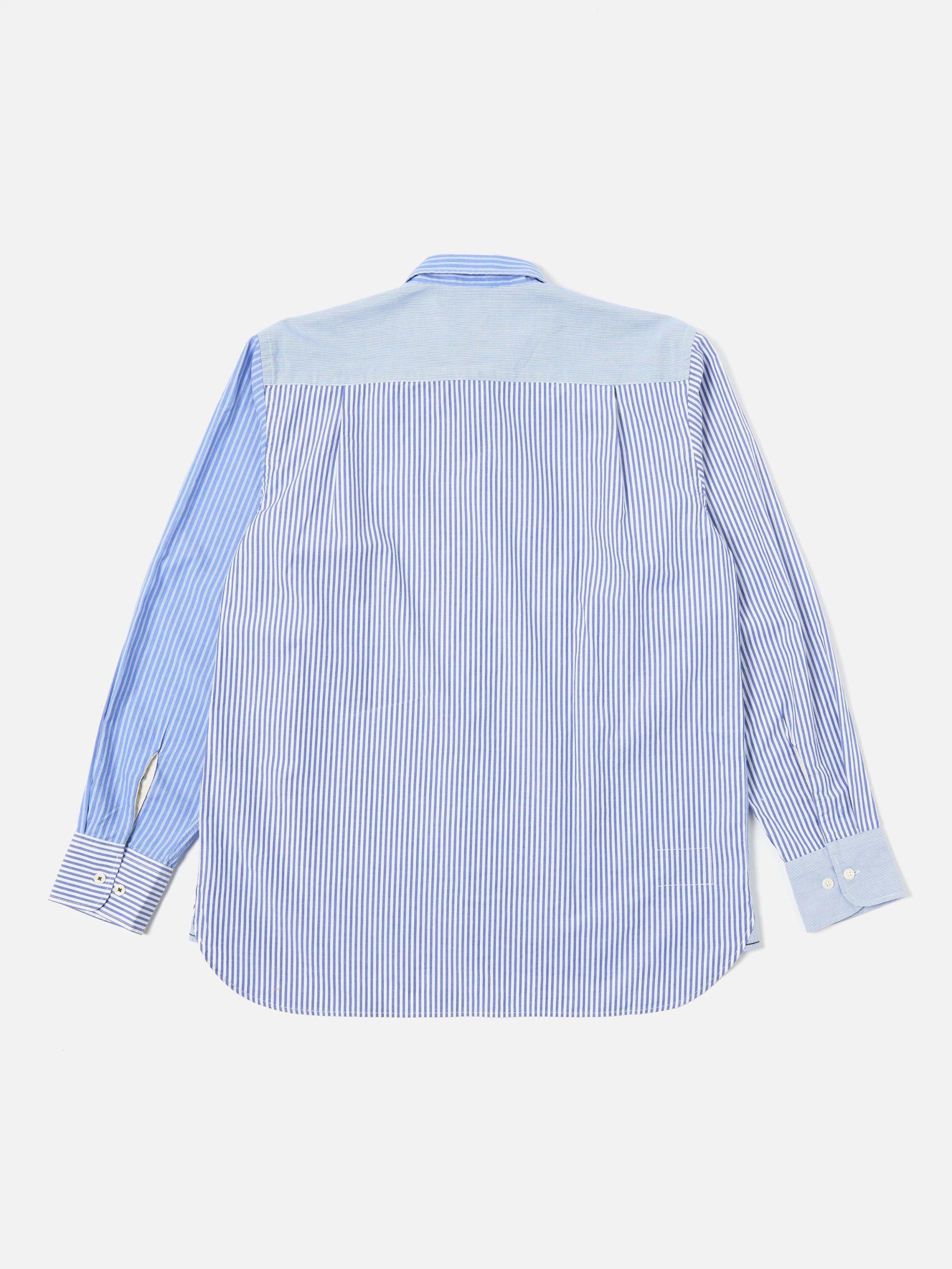 Blue/White Classic Principe Mix Square Pocket Shirt Product Image
