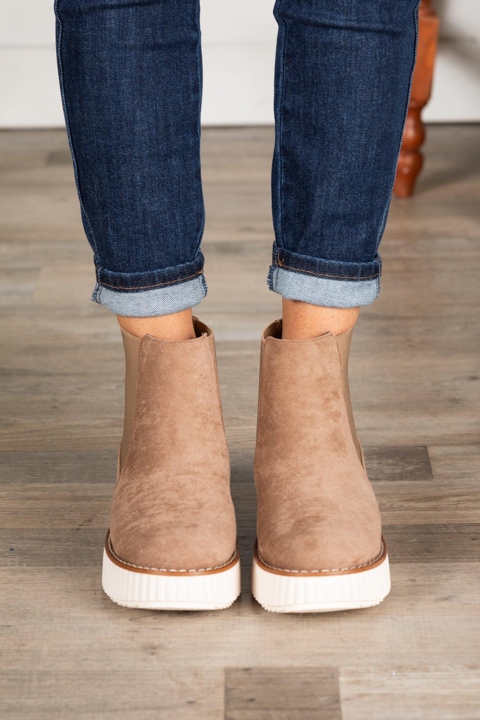 Suede Platform Bootie Product Image