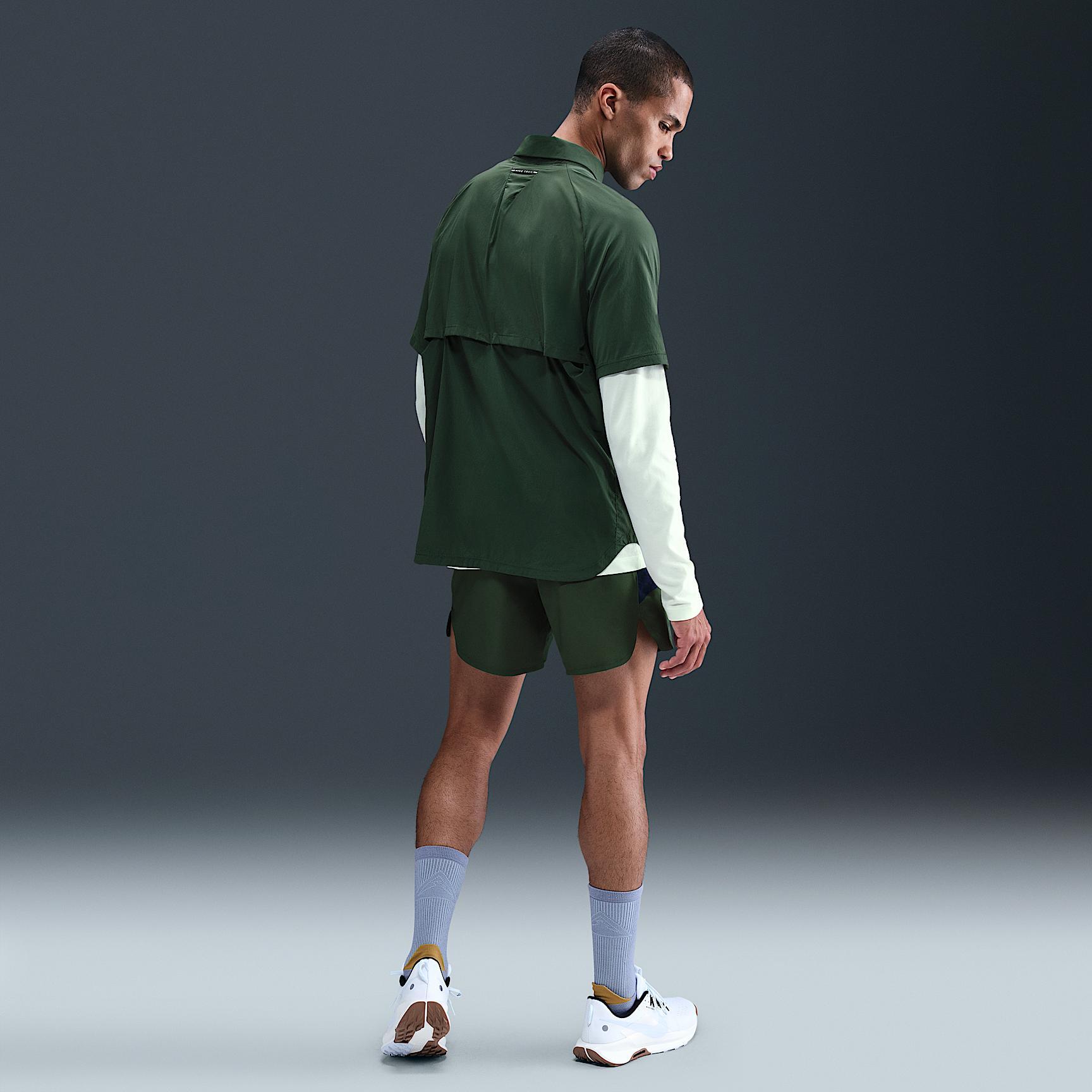 Nike Trail Men's Dri-FIT UV Running Button-Up Shirt Product Image