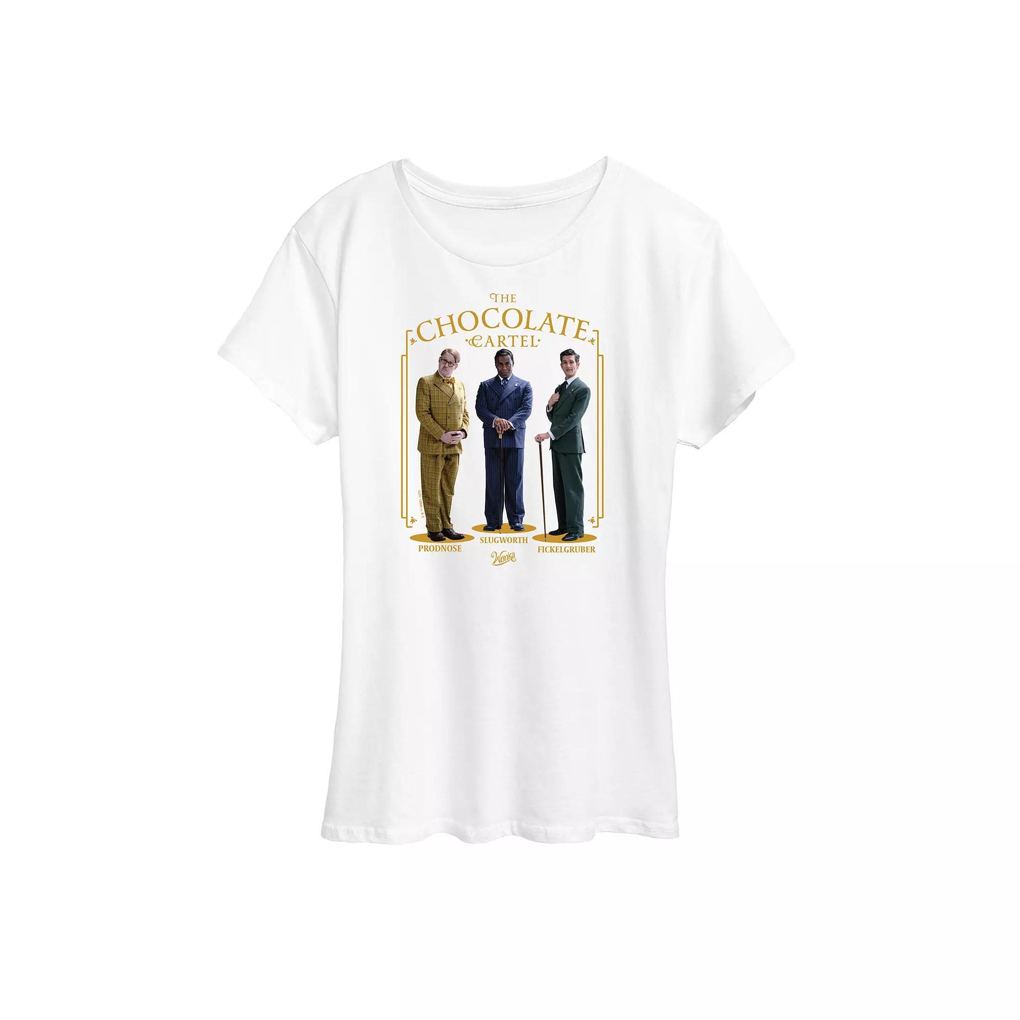 Womens Wonka The Chocolate Cartel Graphic Tee Product Image