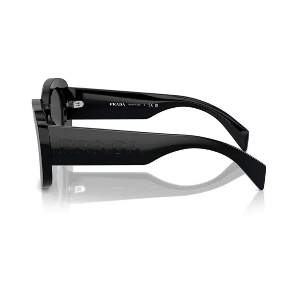 PRADA Oval Women's Sunglasses, Pr A13s In Black Product Image