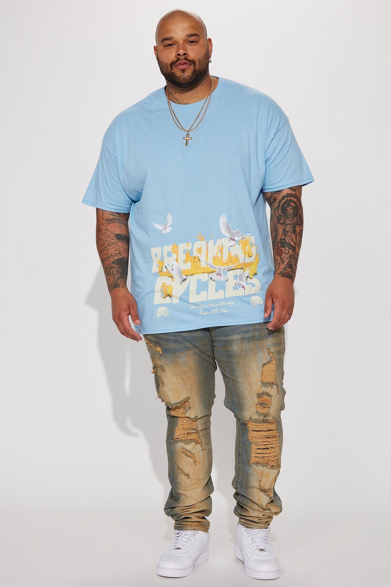 Breaking Cycles Short Sleeve Tee - Light Blue Product Image