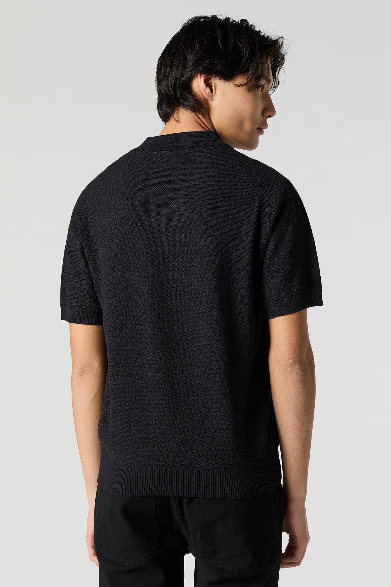 Knit Polo Top Male Product Image