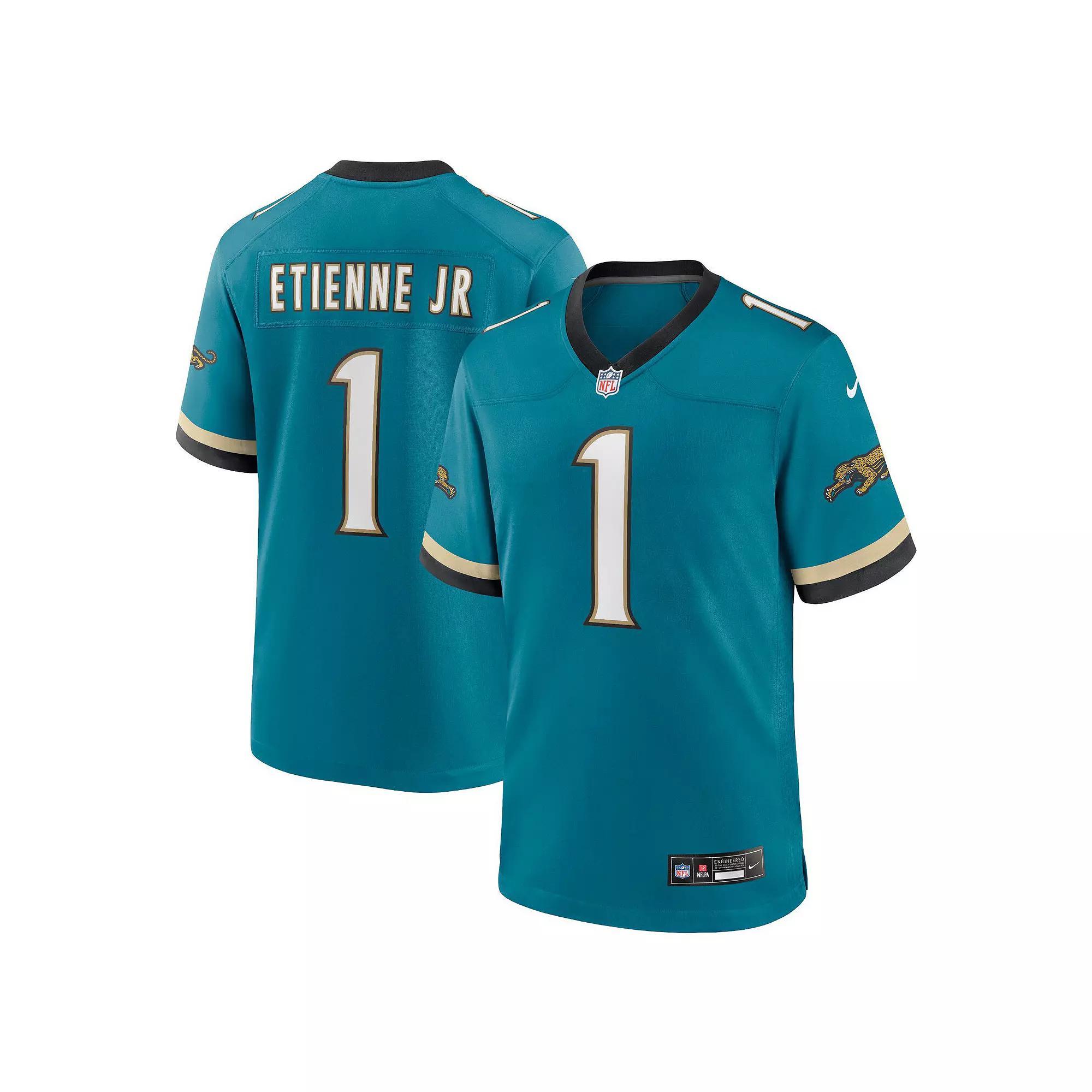 Mens Nike Travis Etienne Teal Jacksonville Jaguars Game Jersey Product Image