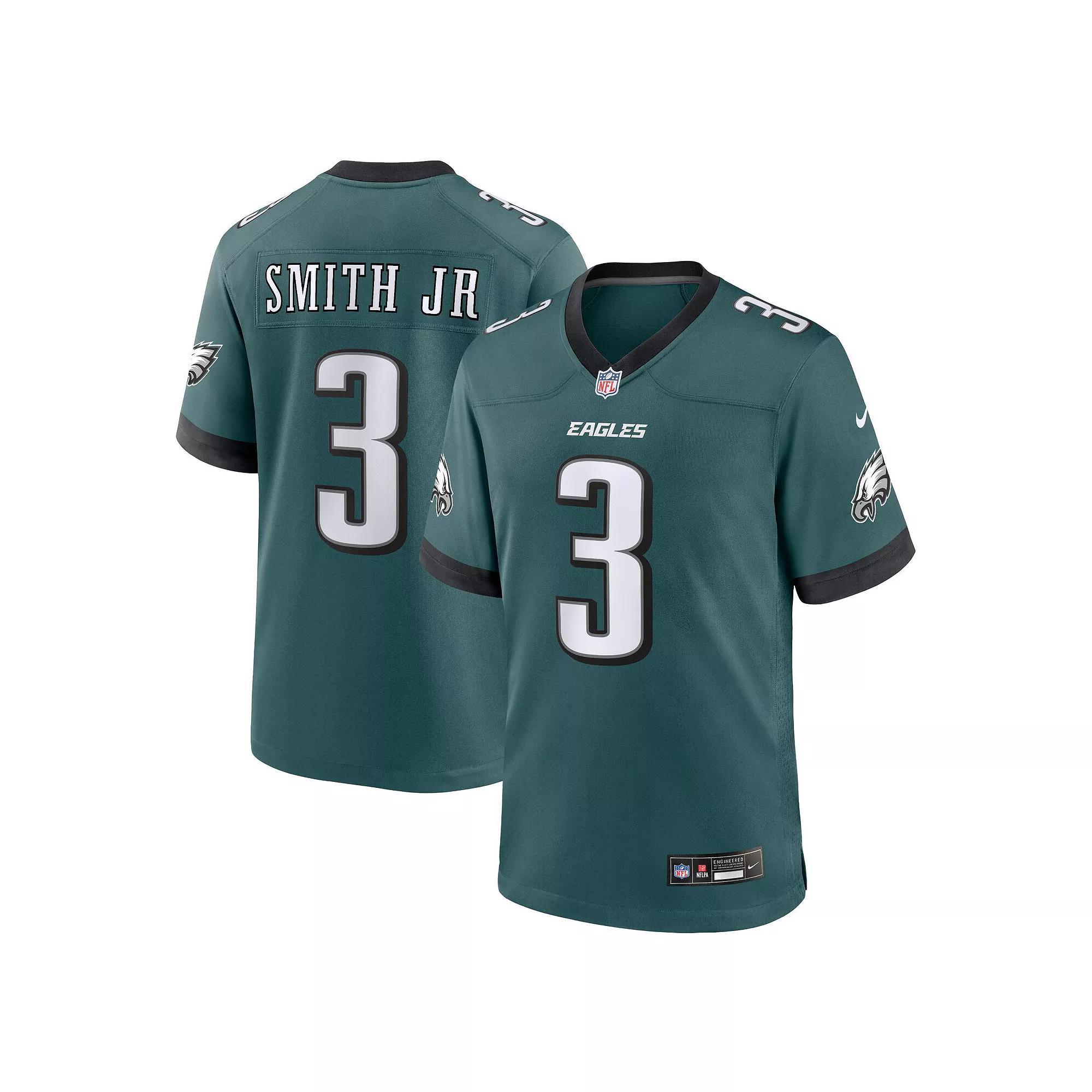 Men's Nike Nolan Smith Midnight Green Philadelphia Eagles Team Game Jersey, Size: 2XL Product Image