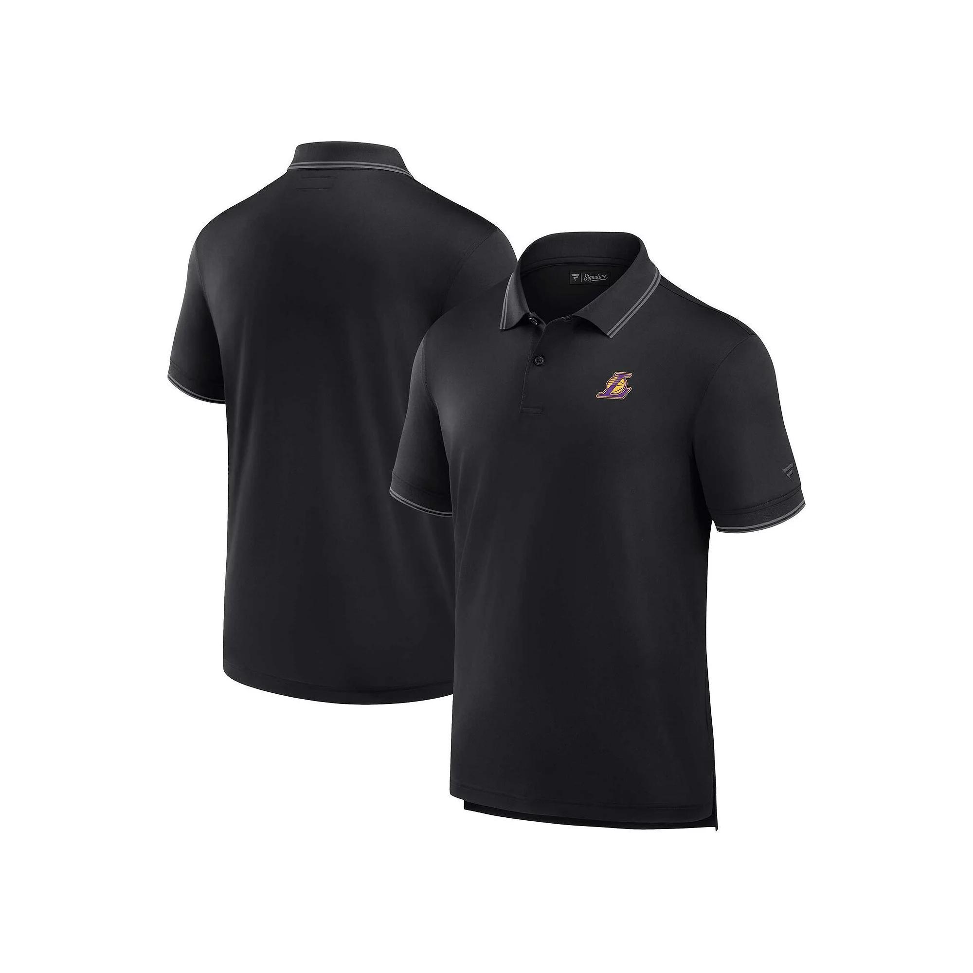 Mens Fanatics Black Philadelphia 76ers Front Office Polo Product Image