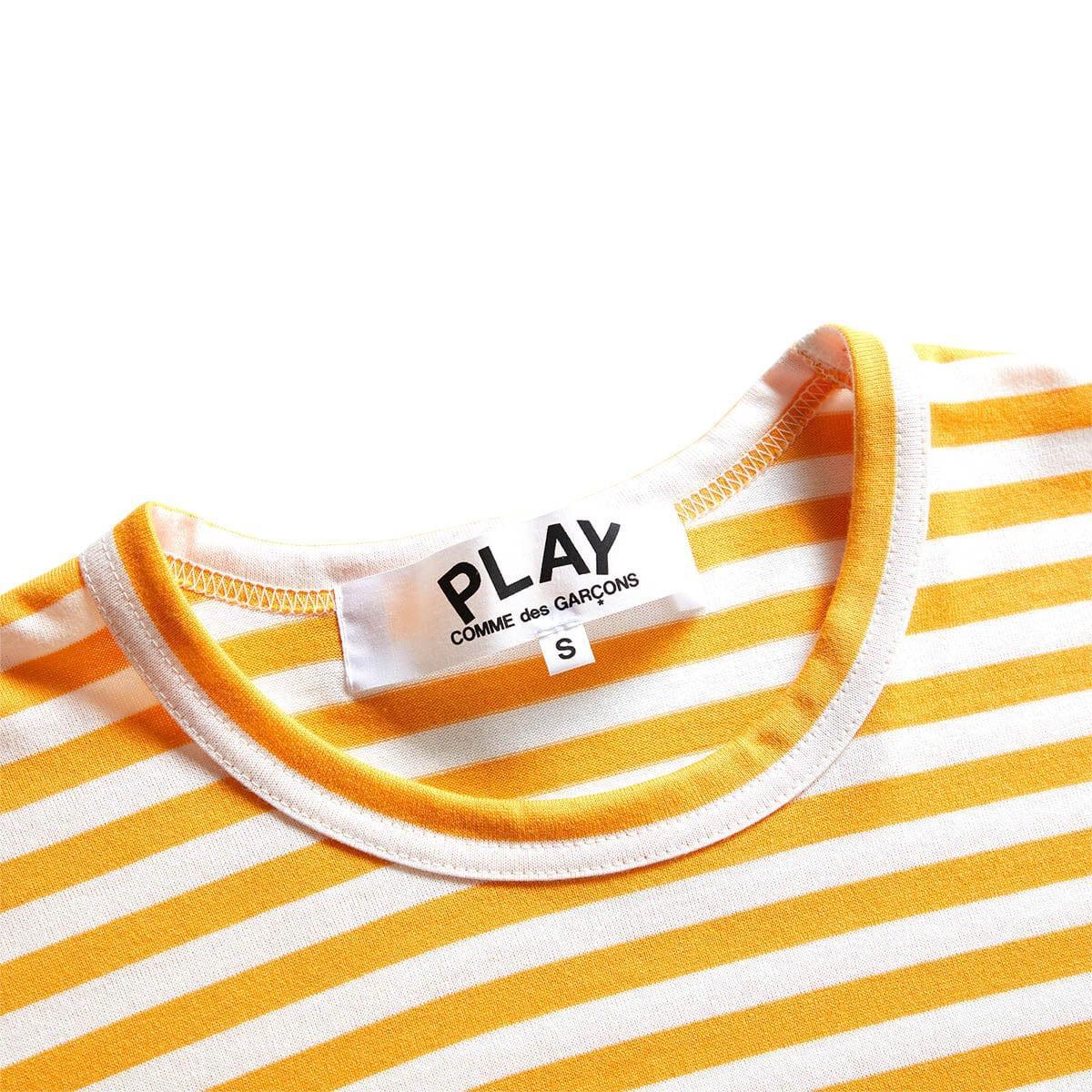 STRIPED WHITE SLEEVE T-SHIRT Product Image