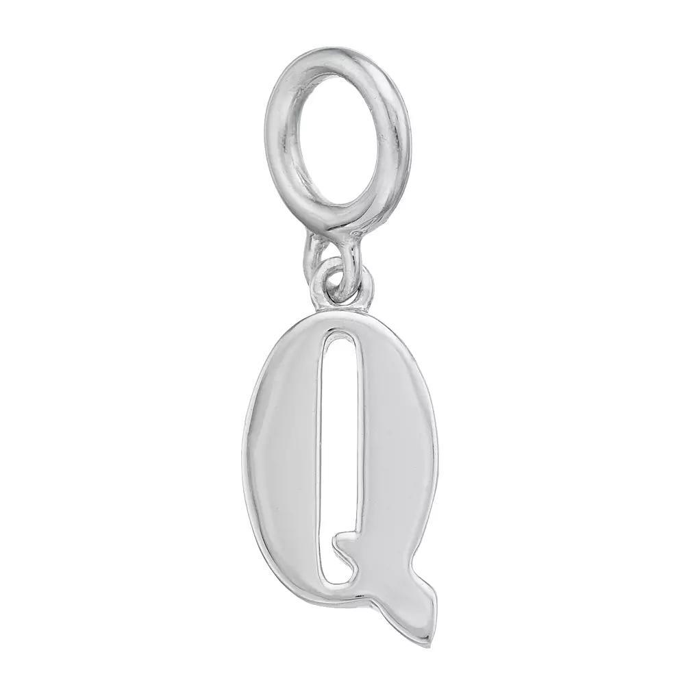 Lavish by TJM Sterling Silver Initial Letter Charm, Women's, Sterling Q Product Image