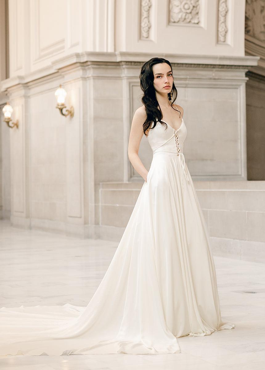 Raya Bridal Gown in Lily Female Product Image
