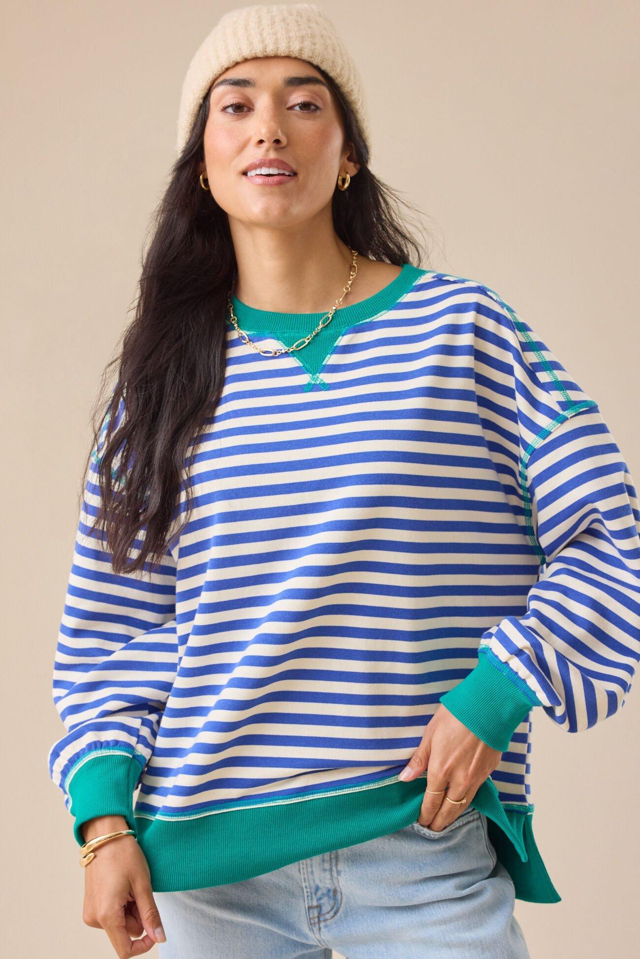 Pace Setter Stripe Crewneck Product Image