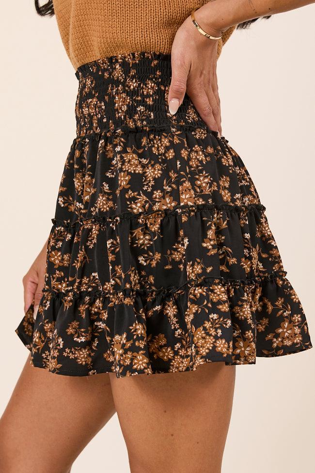 Through The Garden Cream Lace Mini Skort Product Image