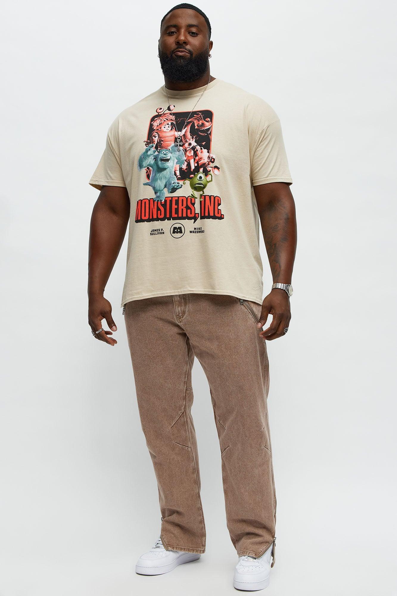 Disney Monsters Inc Short Sleeve Tee - Sand Product Image