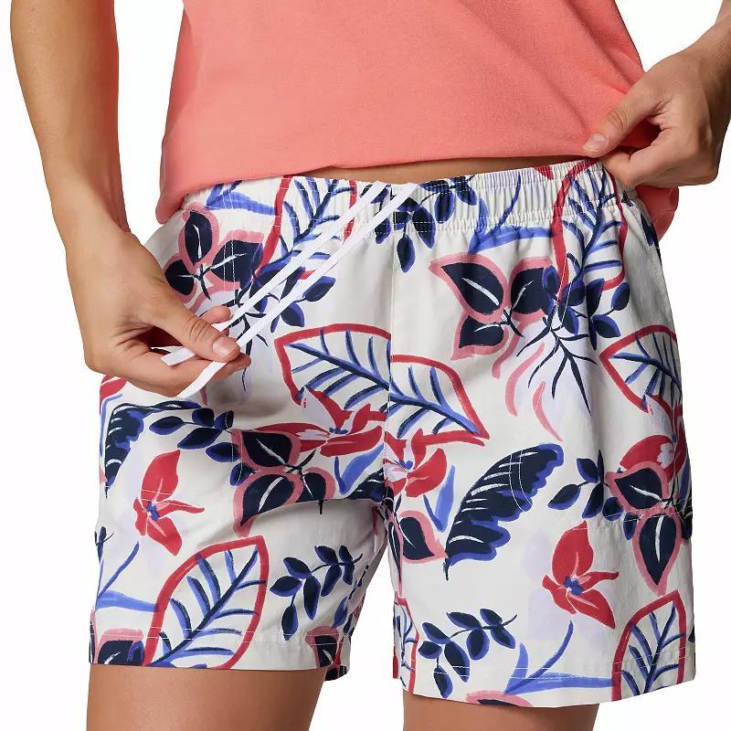 Women's Columbia Sandy River Printed Shorts III, Size: XXL, Spray Pasteled Product Image
