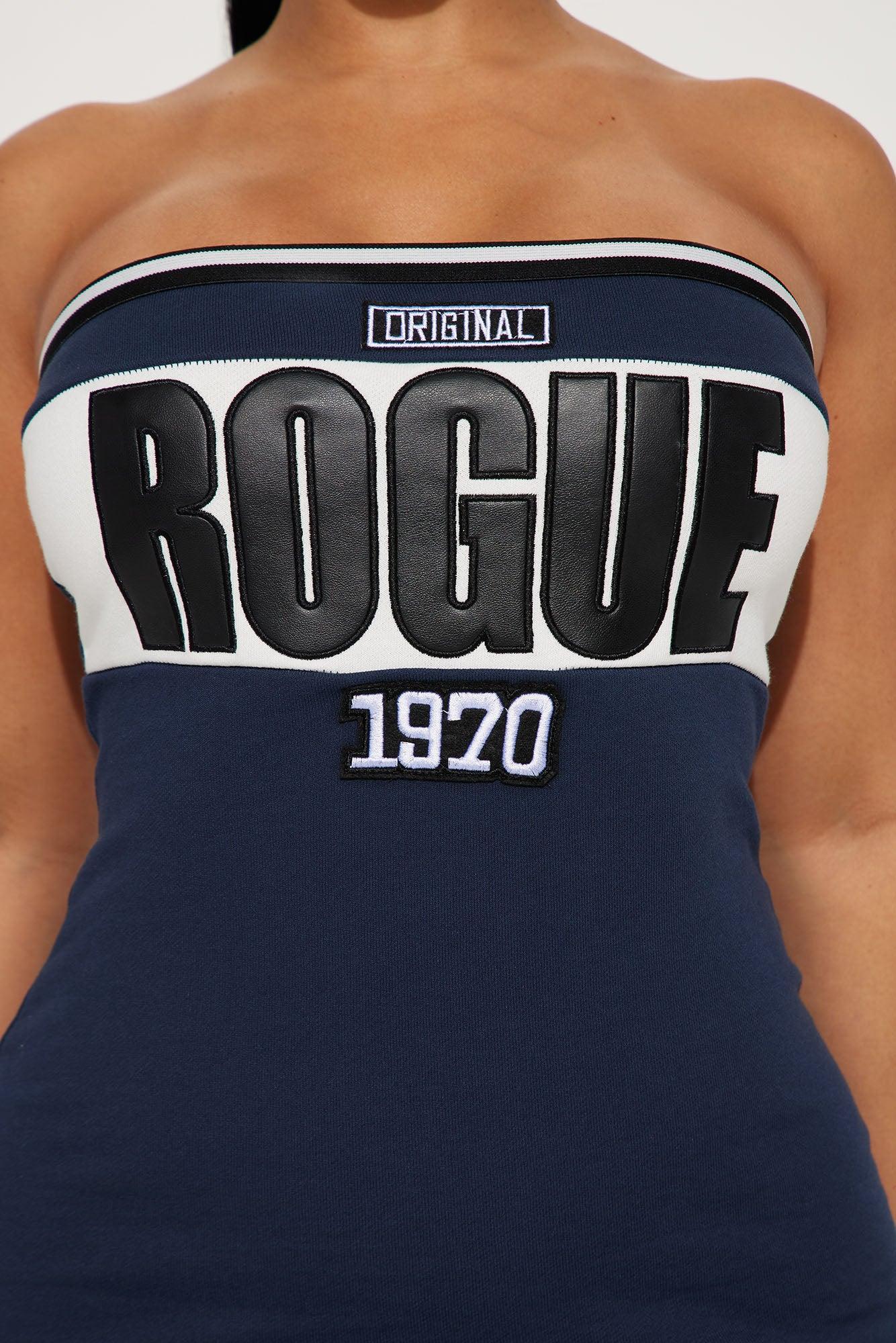 Rogue Behavior Micro Mini Dress - Navy Product Image