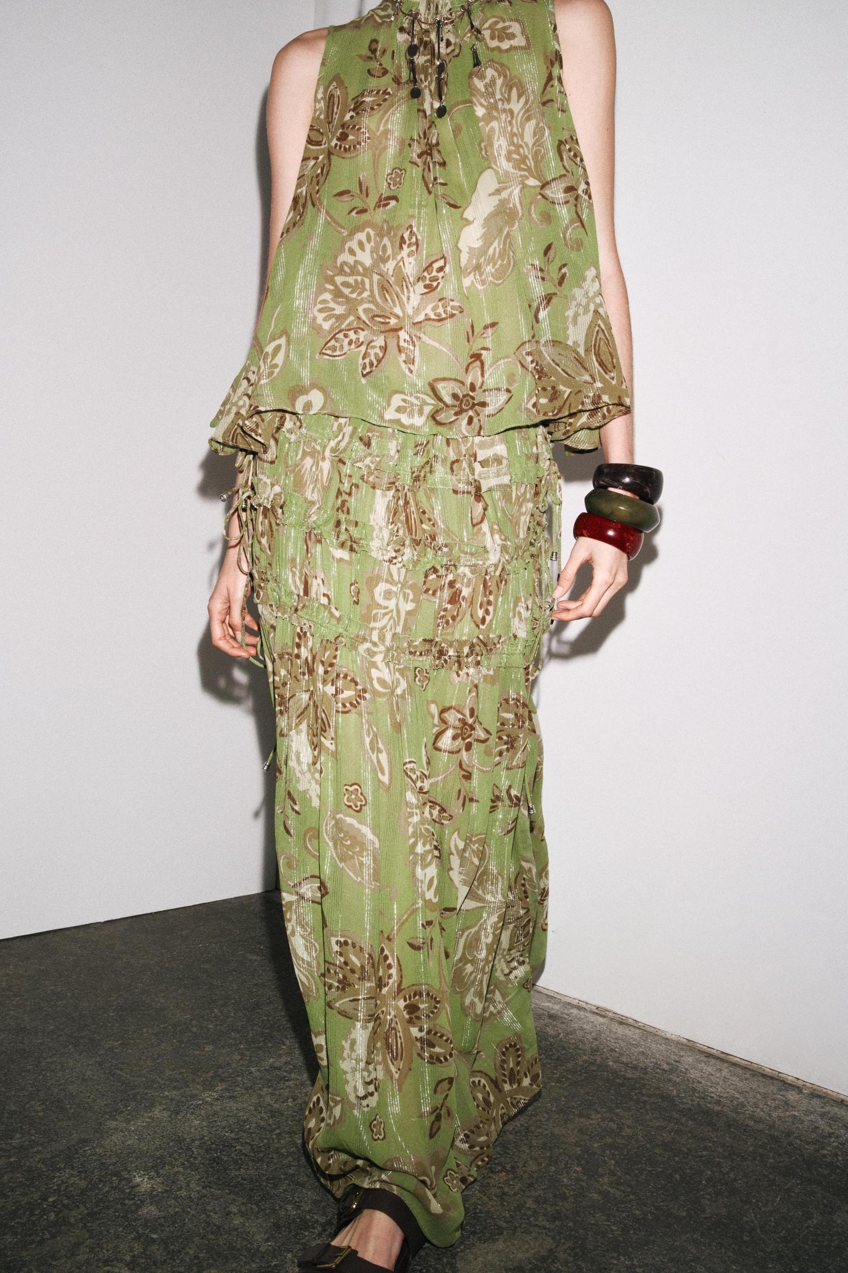 ZW COLLECTION PRINTED SKIRT Product Image