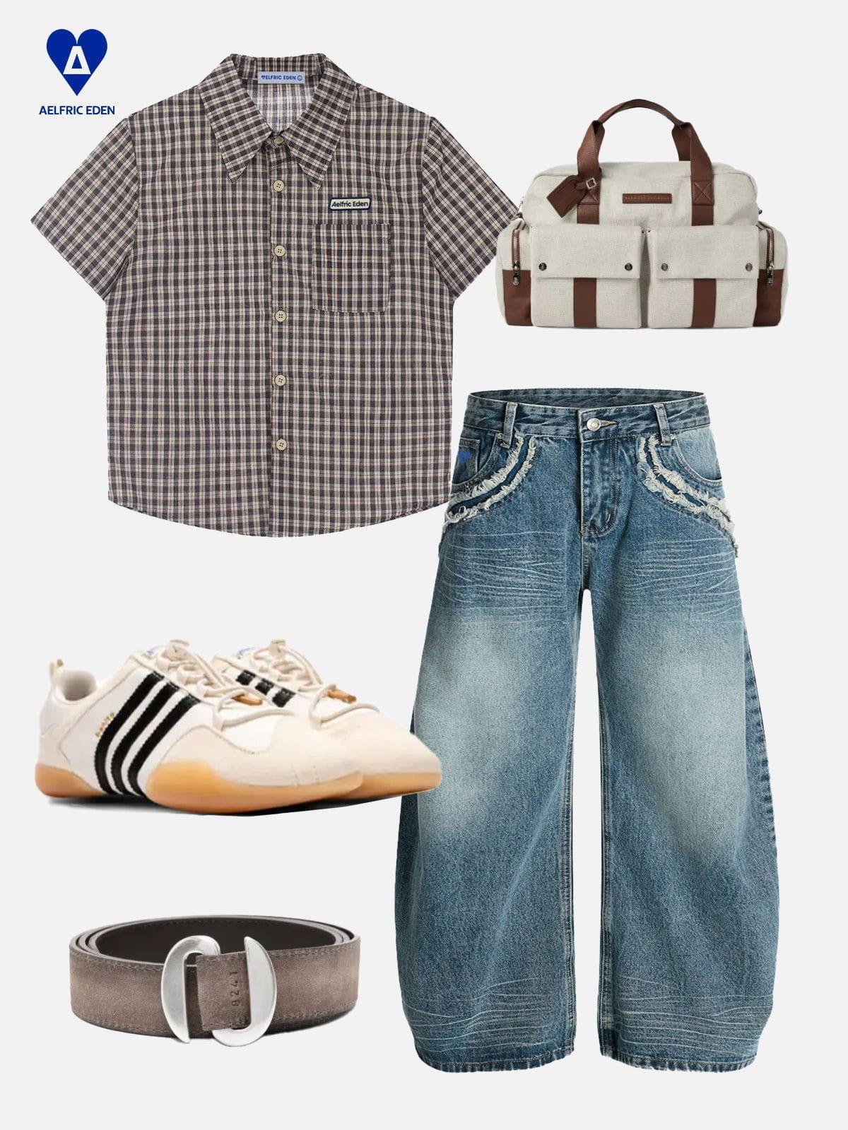 Aelfric Eden Fringe Barrel Jeans Product Image