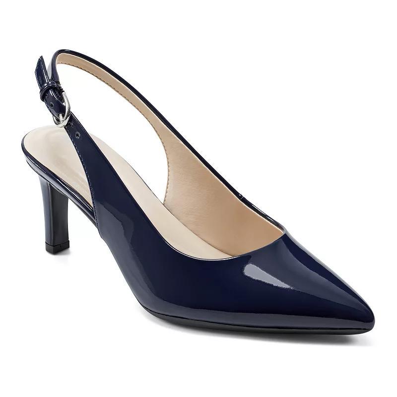 Easy Spirit Raveen Women's Pointy Toe Slingback Heels, Size: 6, Black Product Image