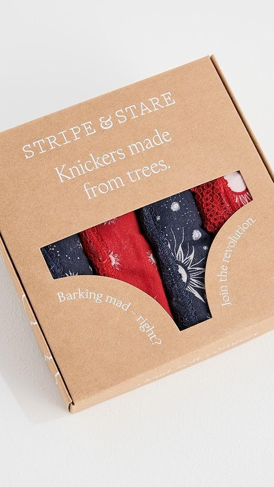 Stripe & Stare Original Knicker Four Pack | Shopbop Product Image