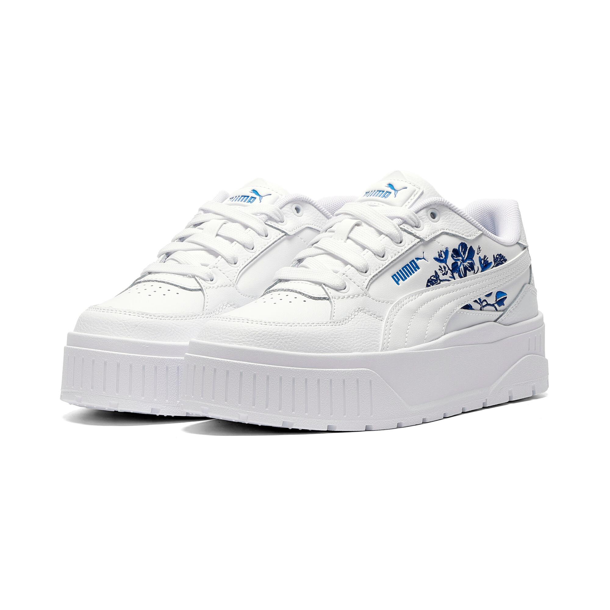 PUMA Karmen II Idol Vintage Flower Sneakers Women in Royal Blue Product Image