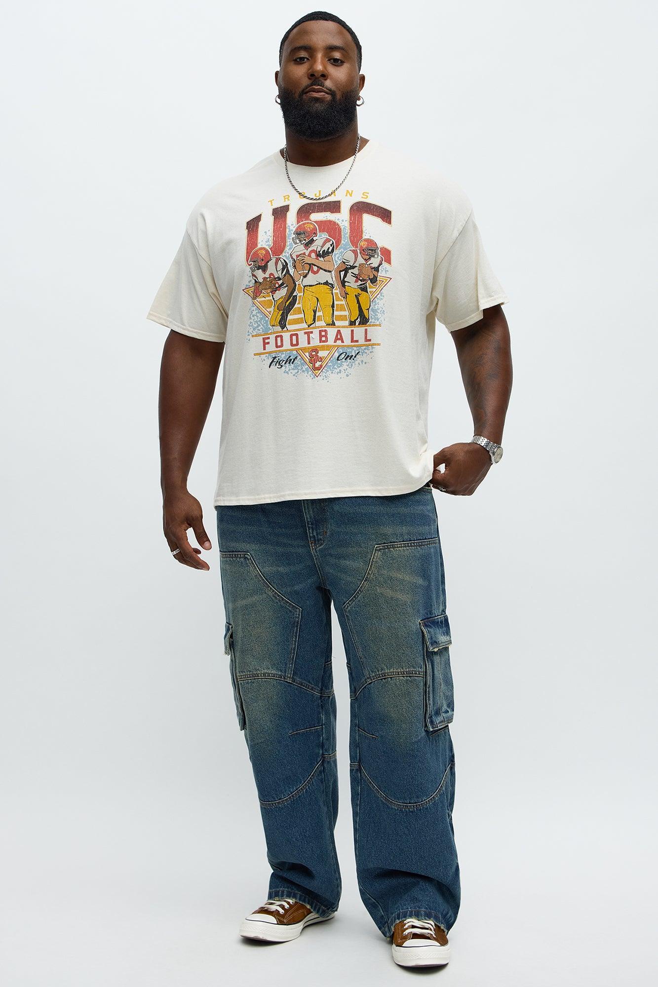 USC Trojans Football Short Sleeve Tee - Natural Product Image