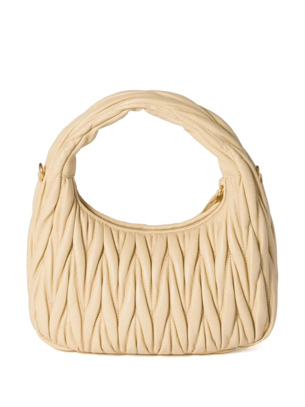 MIU MIU Wander Tote Bag In Neutrals Product Image