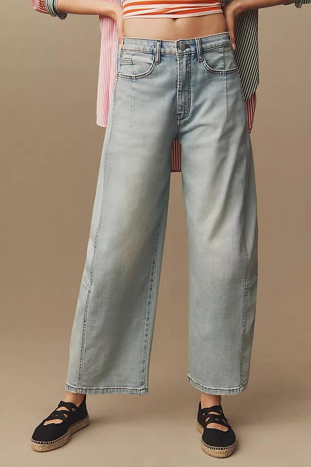 The Kenna Mid-Rise Heritage Barrel Jeans by Pilcro Product Image