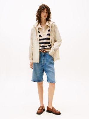 Water-Repellent Hooded Windbreaker Product Image
