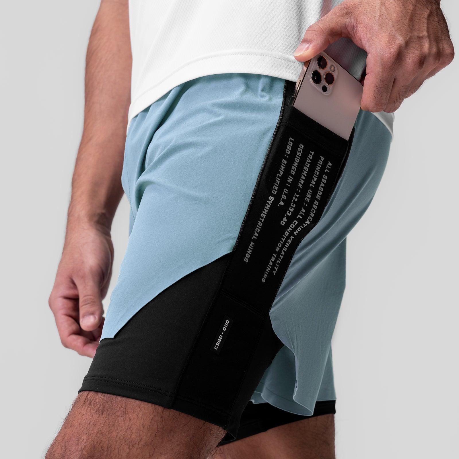 0953. Aerotex™ Hybrid Liner Short - Light Sky Product Image