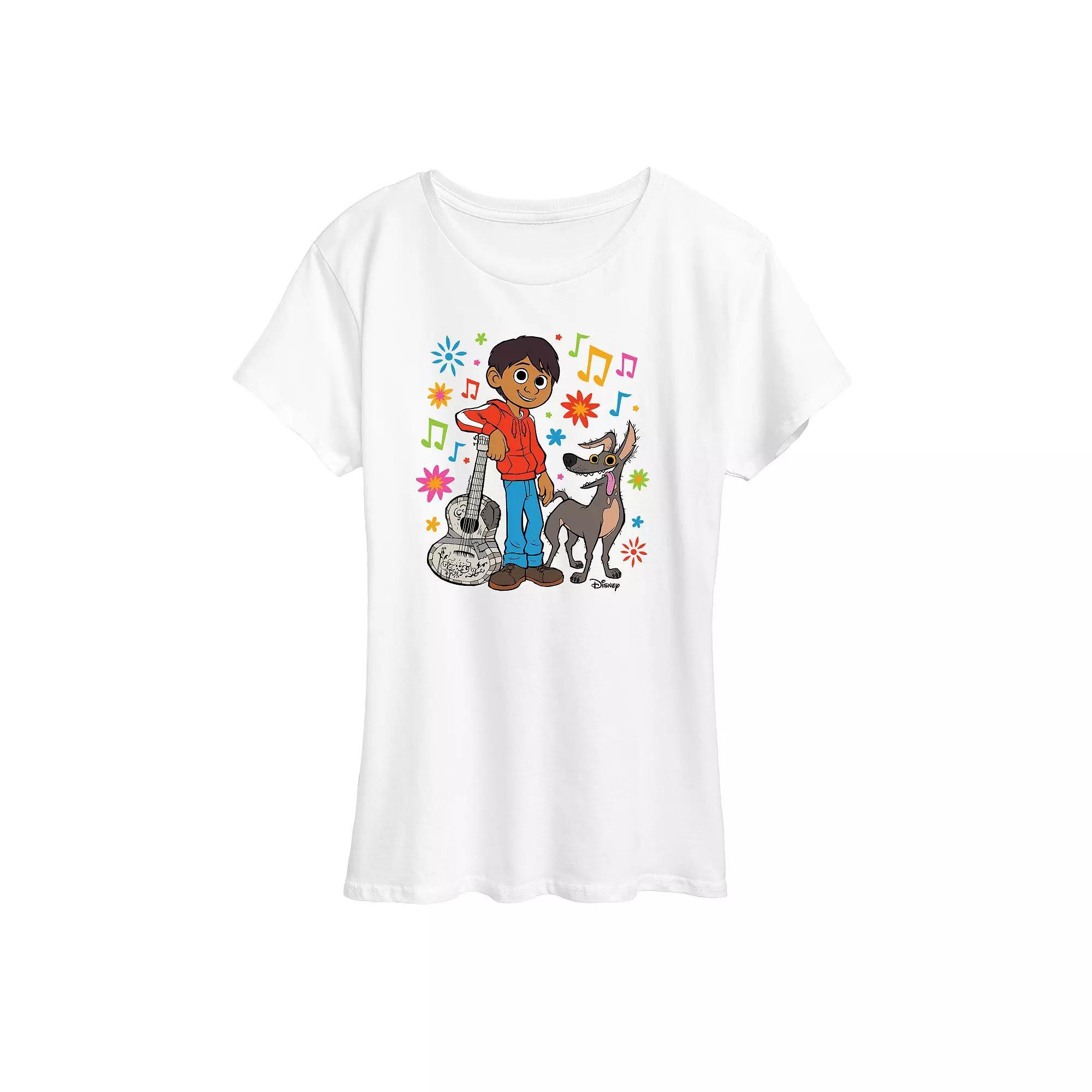 Disneys Coco Miguel & Dante Womens Graphic Tee, Girls Product Image