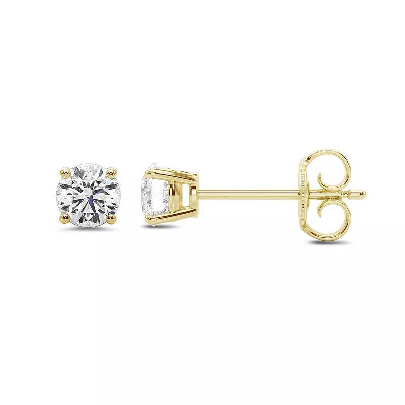 Made For You 10k Gold 2 Carat T.W. Certified Lab Grown Diamond Stud Earrings, Women's Product Image