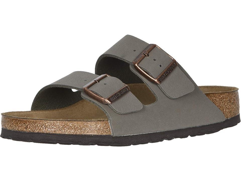 Womens Birkenstock Arizona Slide Sandal - Stone Product Image