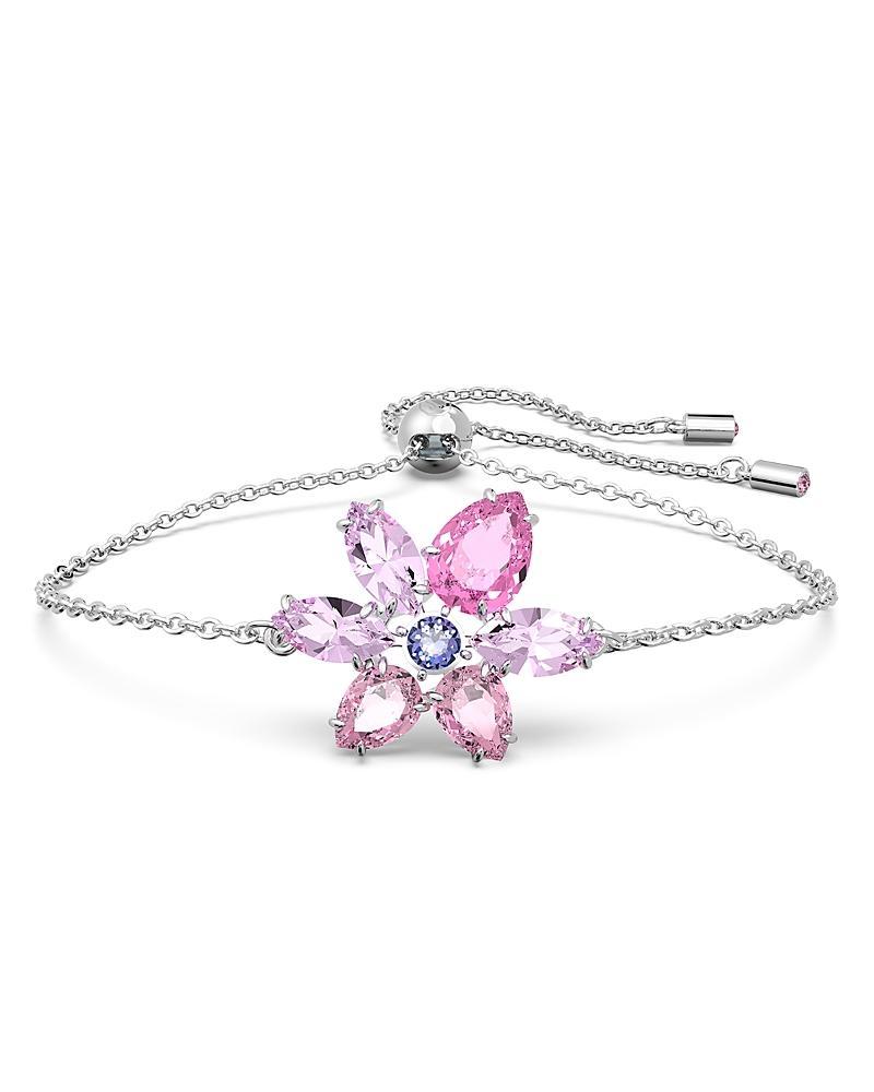 Swarovski Crystal Mixed Cuts Flower Gema Bracelet Product Image