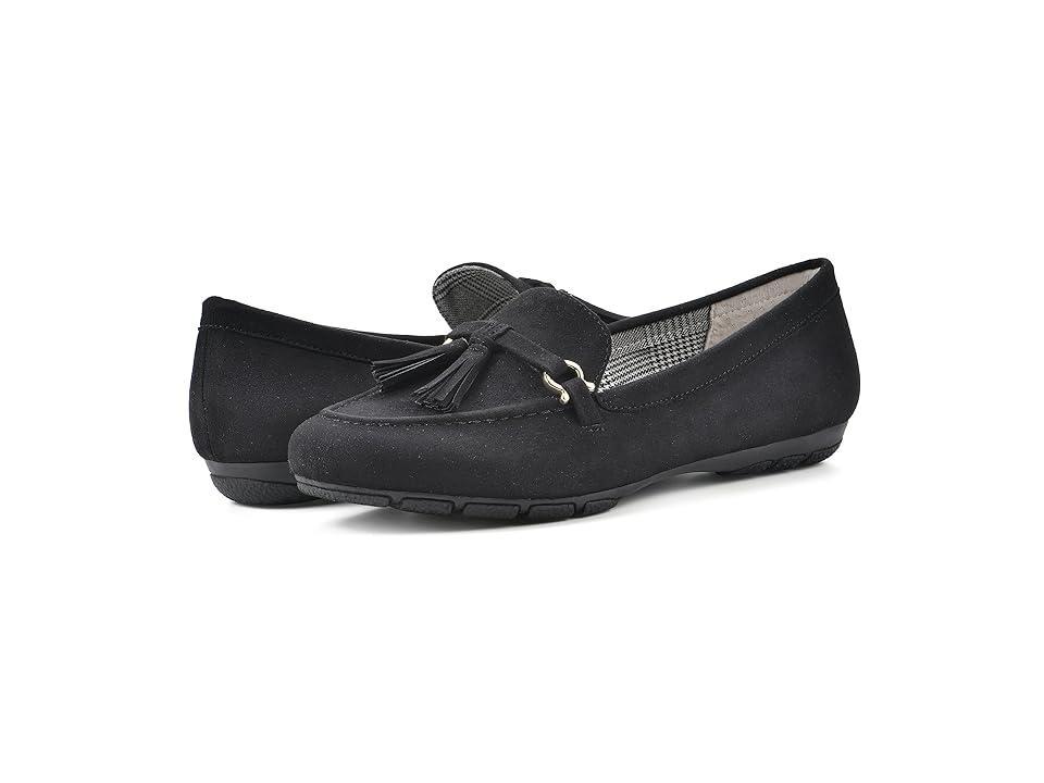 Cliffs By White Mountain Gush Women's Flats, Size: 8.5, Black Suedette Product Image