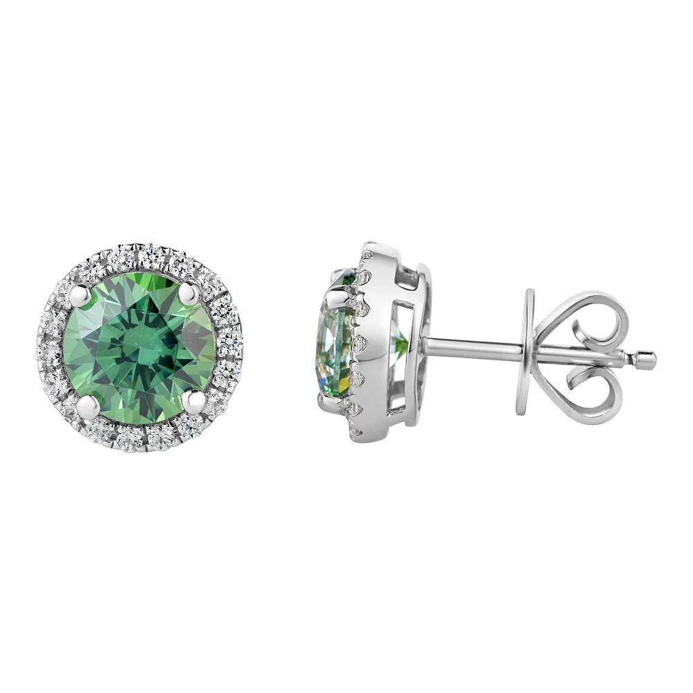 Sterling Silver Cubic Zirconia Earrings, Womens Product Image