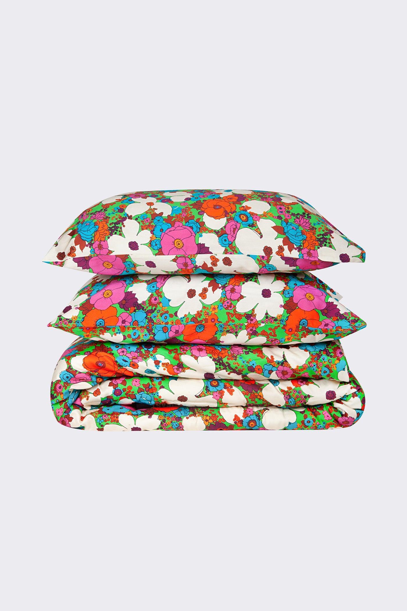 Duvet Bedding Set - Acid Floral Product Image