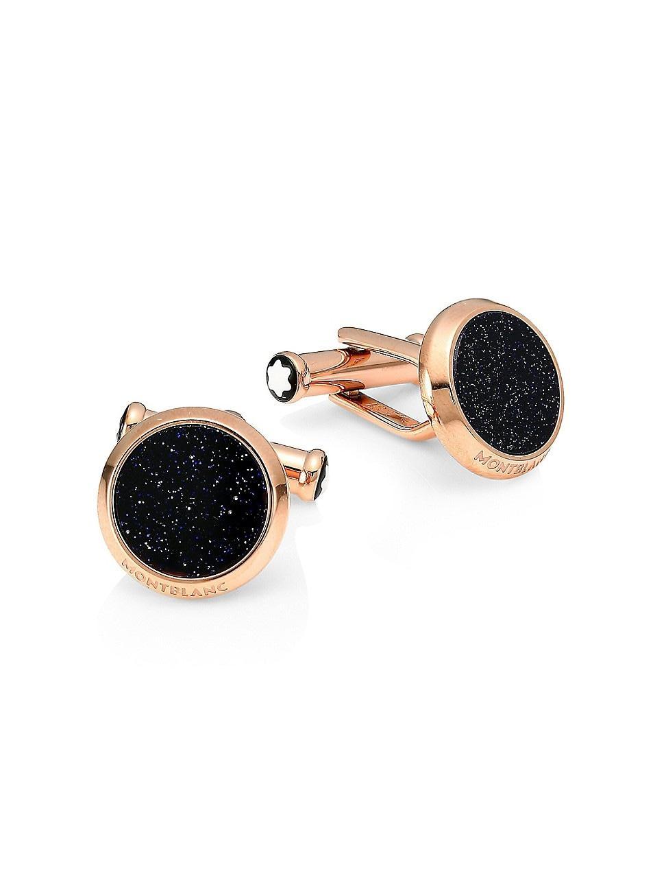 Montblanc Meisterstuck Goldstone Round Cufflinks Product Image