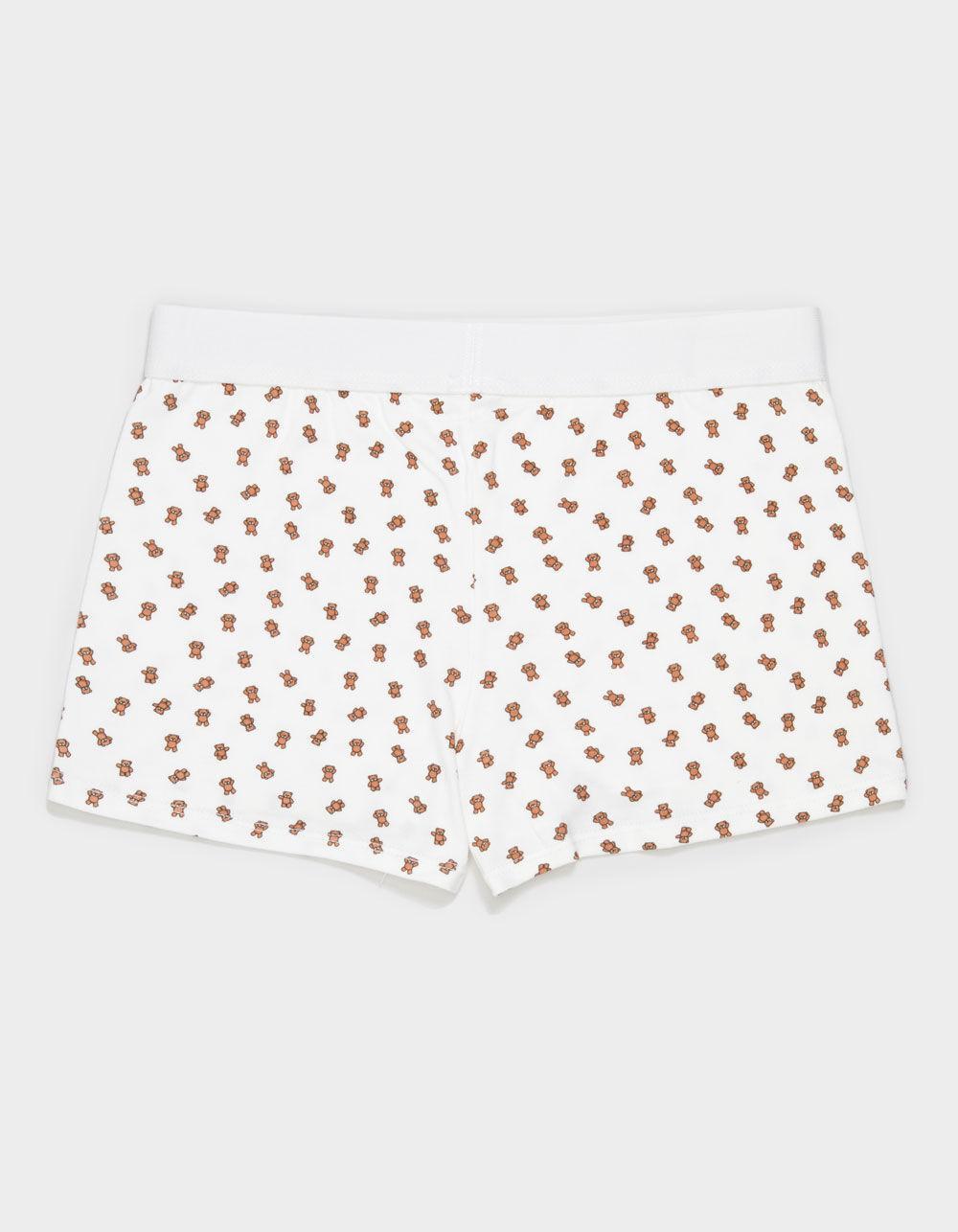 FULL TILT Waistband Cotton Boyshorts - BROWN COMBO Product Image