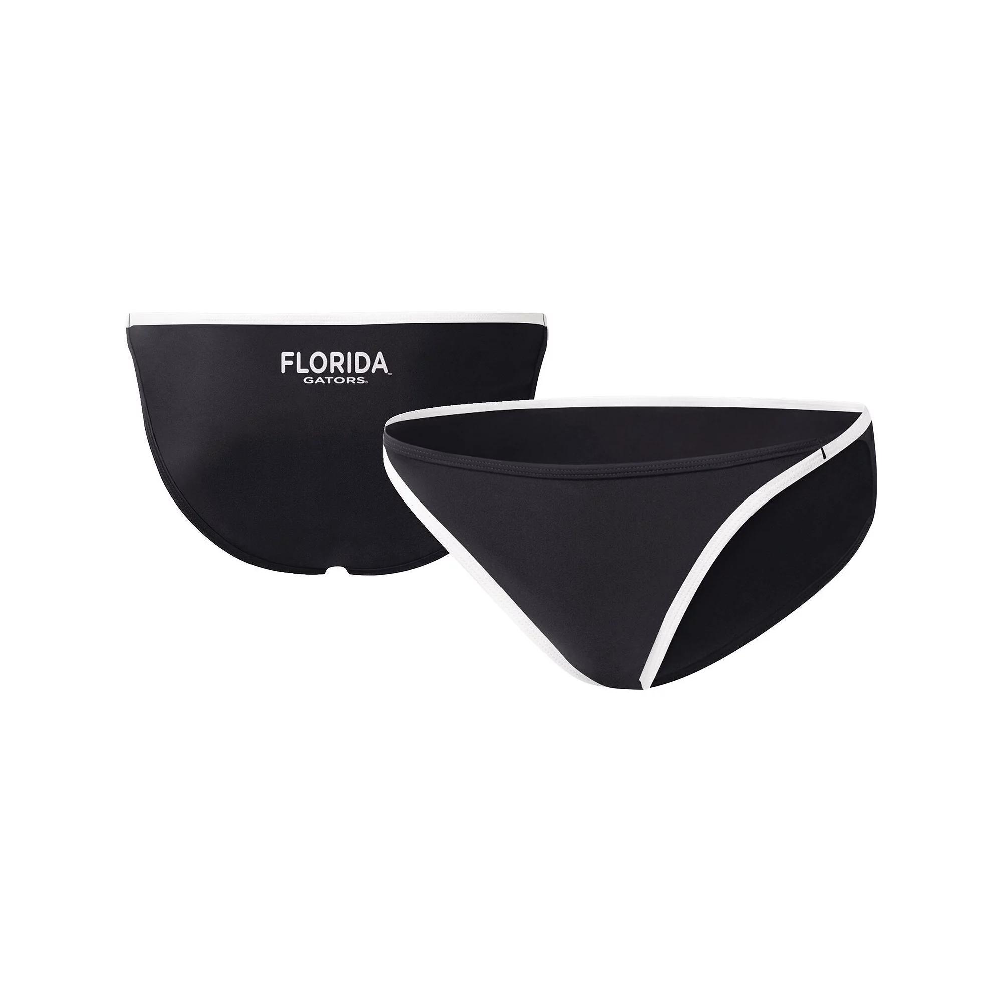 Women's G-III 4Her by Carl Banks Black Florida Gators Play Action Bikini Bottoms, Size: Large Product Image
