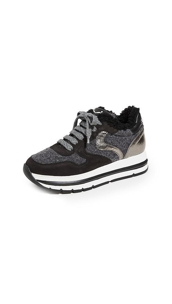 Voile Blanche Maran Shearling Platform Sneakers | Shopbop Product Image