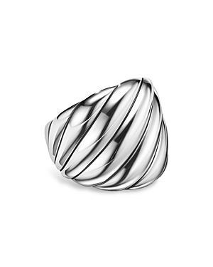 David Yurman Sterling Silver Sculpted Cable Ring Product Image