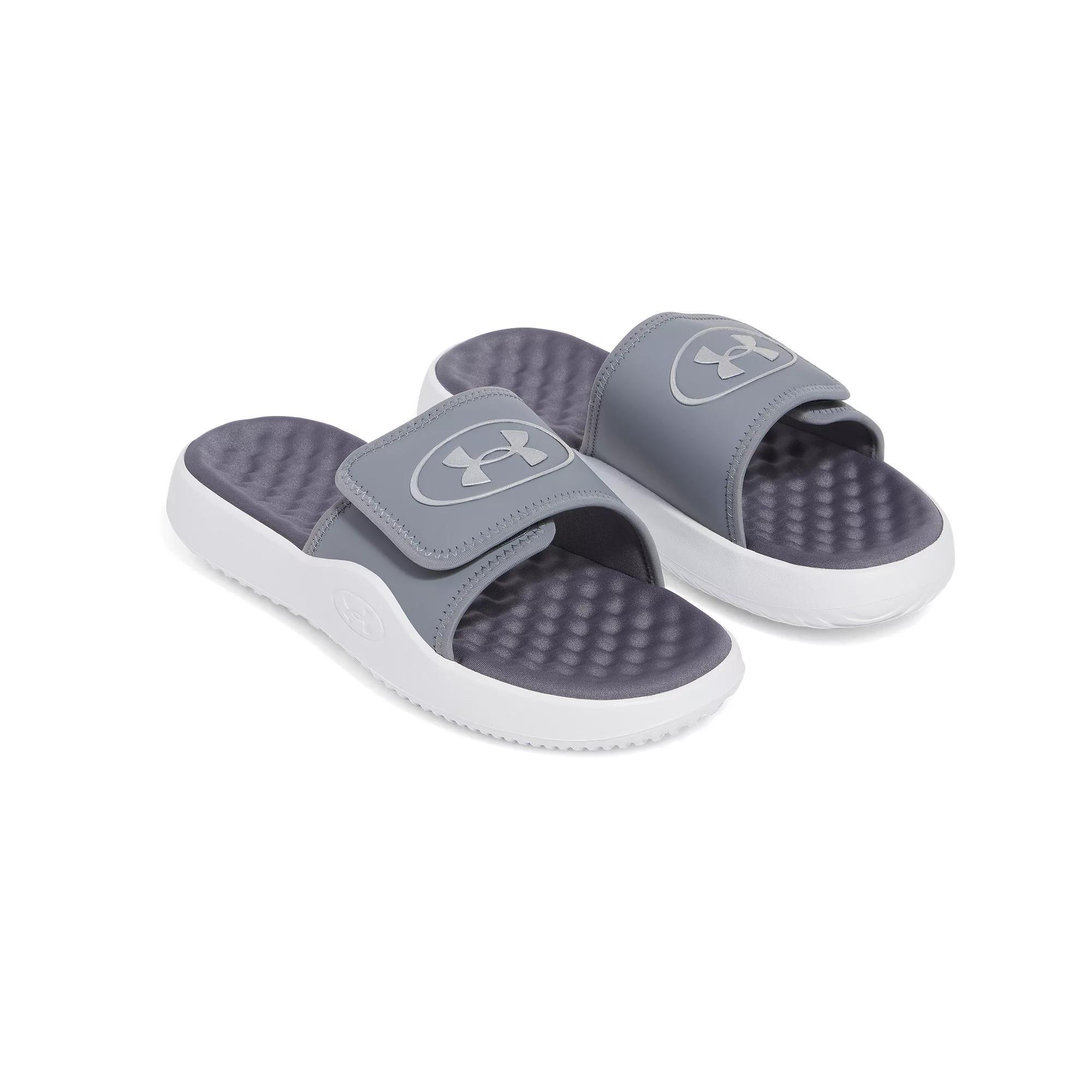 Under Armour Men's Ignite Pro 8 Slides, Size: 13, Titan Gray Product Image