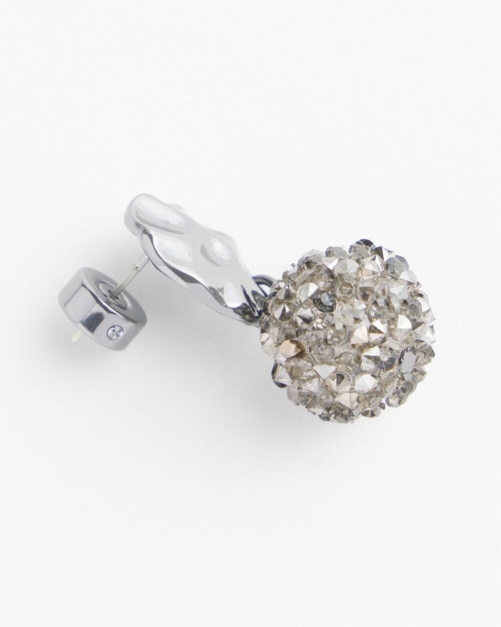 No Droop™ Glitzy Ball Drop Earrings Product Image