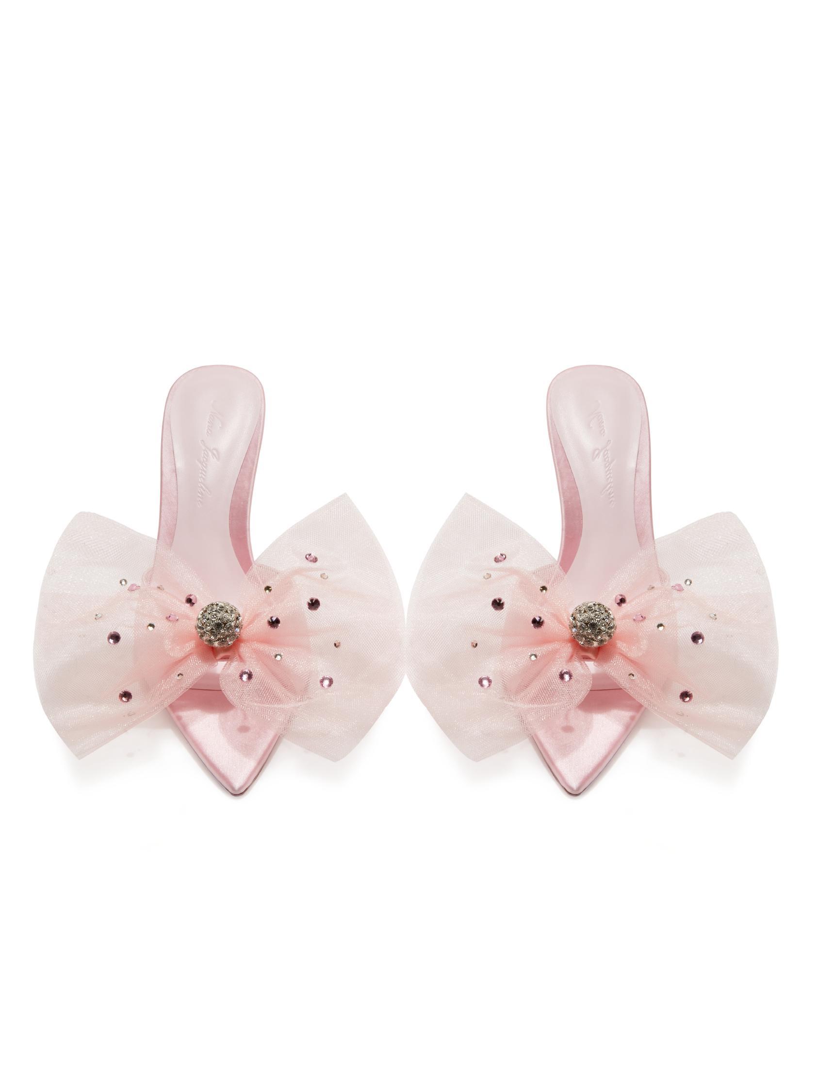 Isabella Bow Heels (Pink) (Final Sale) Product Image