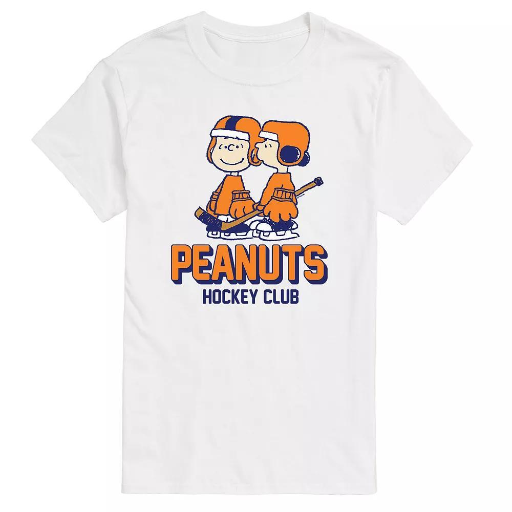 Big & Tall Peanuts Hockey Club Tee, Mens Product Image
