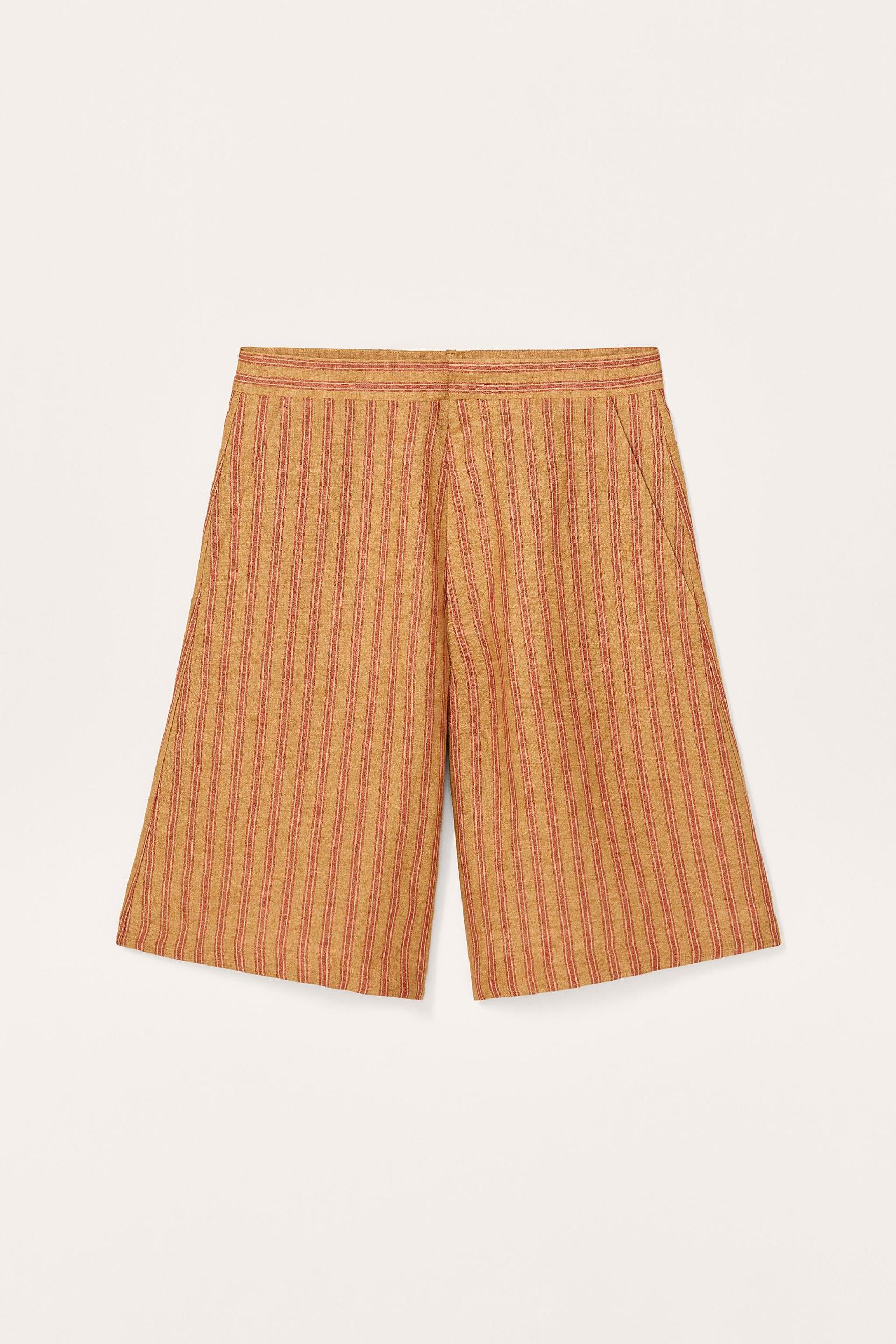 STRIPED LINEN SHORTS LIMITED EDITION Product Image