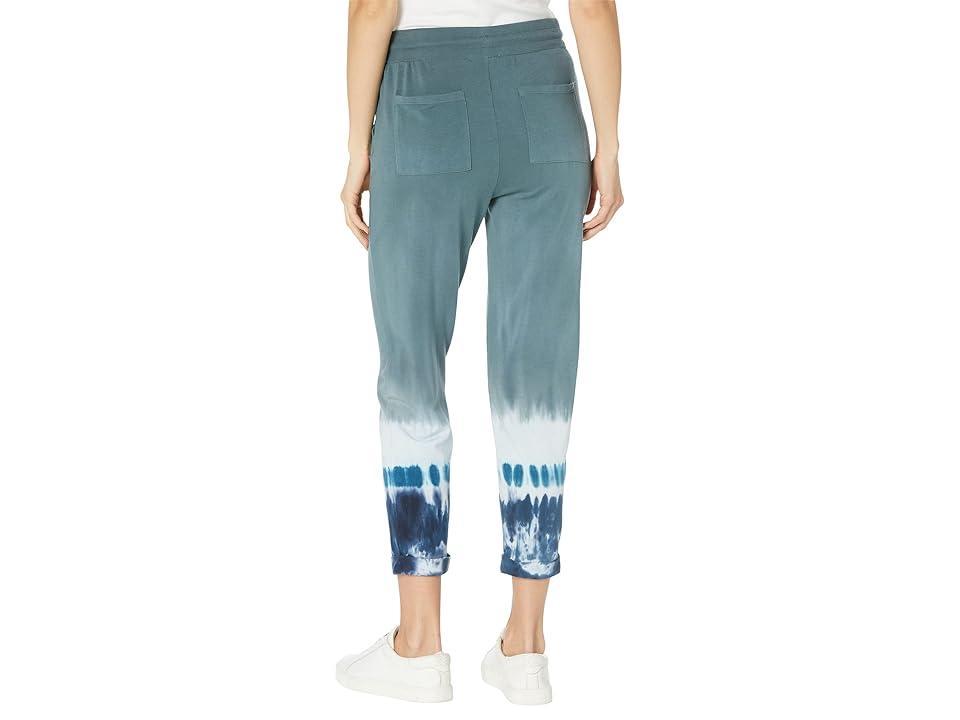 Mod-o-doc Tie-Dye Cotton Modal Spandex Terry Cuffed Cropped Pants (Remote ) Women's Casual Pants Product Image